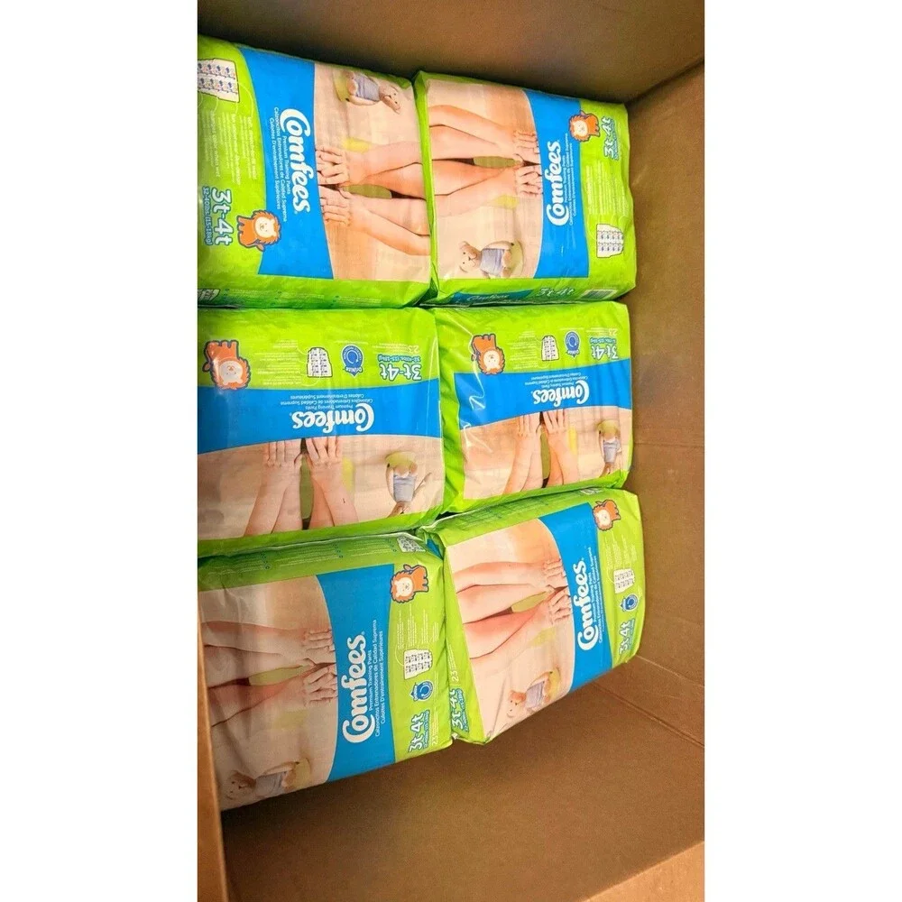 3t-4t Comfees pull ups (23 diapers per pack) 6 Packs 138